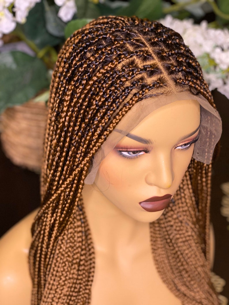 Knotless box braids wig color 30 Etsy