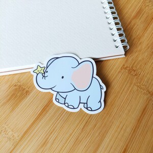 Elephant Sticker Laptop Sticker Cute Vinyl Sticker Planner Accessories image 2