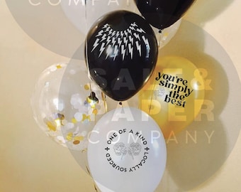 Rose Family Inspired Balloons! -  Creek Birthday Party Decor, David Rose, Schitt, Party decor