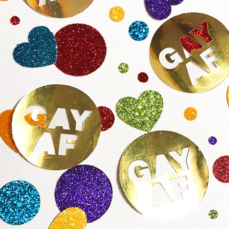 Pride Confetti Glitter Rainbow Party Decor Pride LGBTQ | Etsy