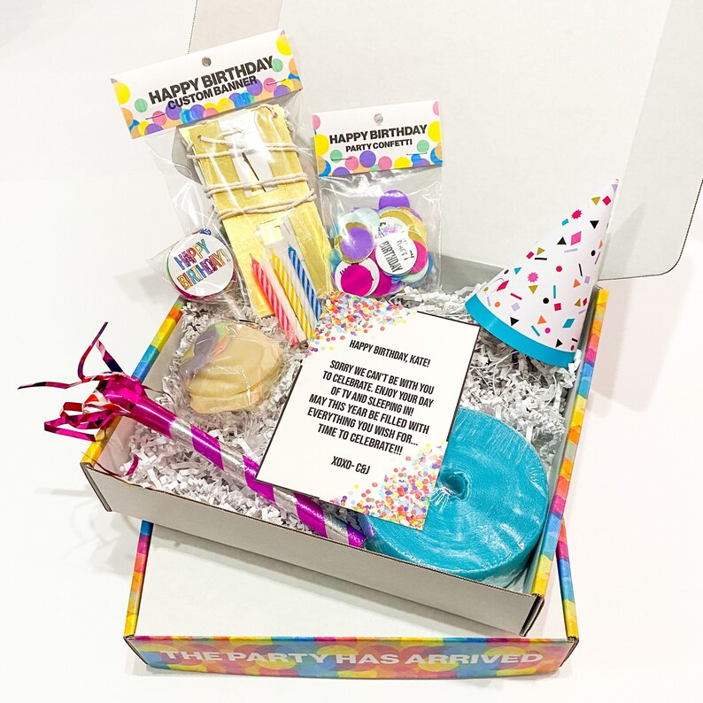 Birthday Box Quarantine Birthday Social Distancing Party Etsy