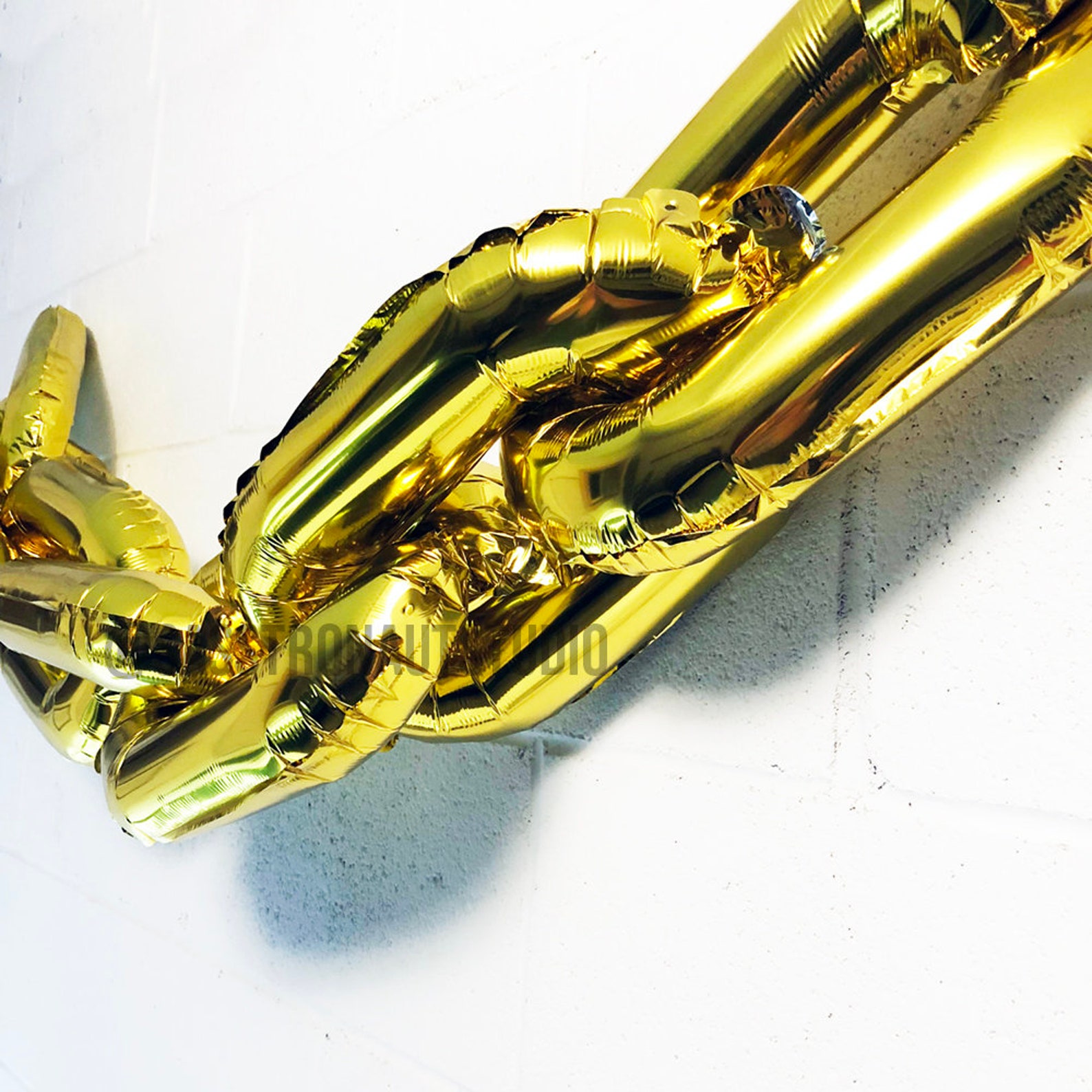 Gold Chain Balloons Party Decor 90's Party 90s Party Etsy