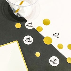 Oh Bébé Confetti - Rose Family Inspired Confetti! -  Creek Baby shower Decor, David Rose, Schitt, Party decor