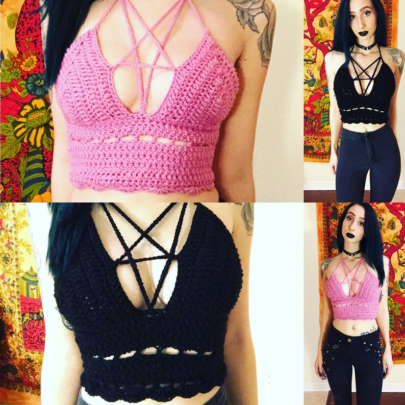 pentagram halter top