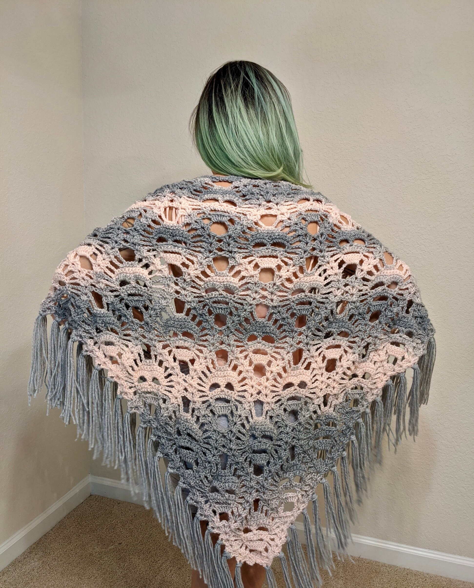 Lost Souls Crochet Shawl Witchy Skull Pattern Shawl Wrap Etsy