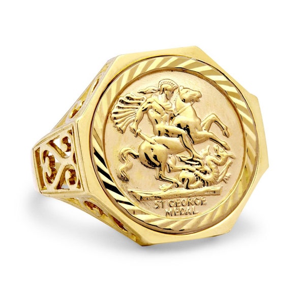 Mens Sovereign Ring Etsy UK