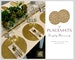 Glitter Placemats (Pack of 20) Made from Premium Card Stock 