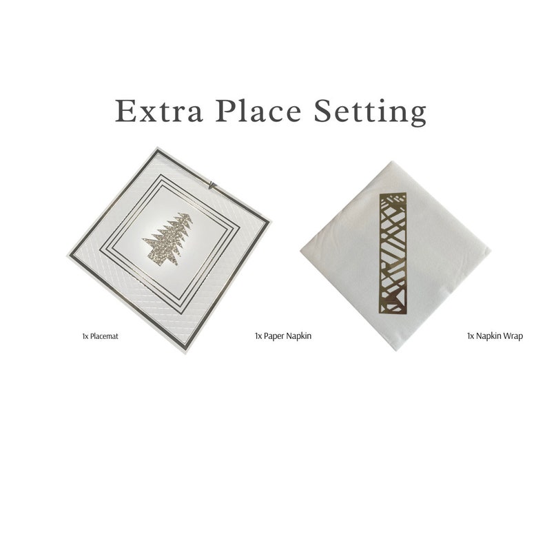 Extra Place Setting anni Xmas Design - Etsy