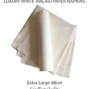 20 tovaglioli di carta Airlaid di lusso (extra large) 48 cm