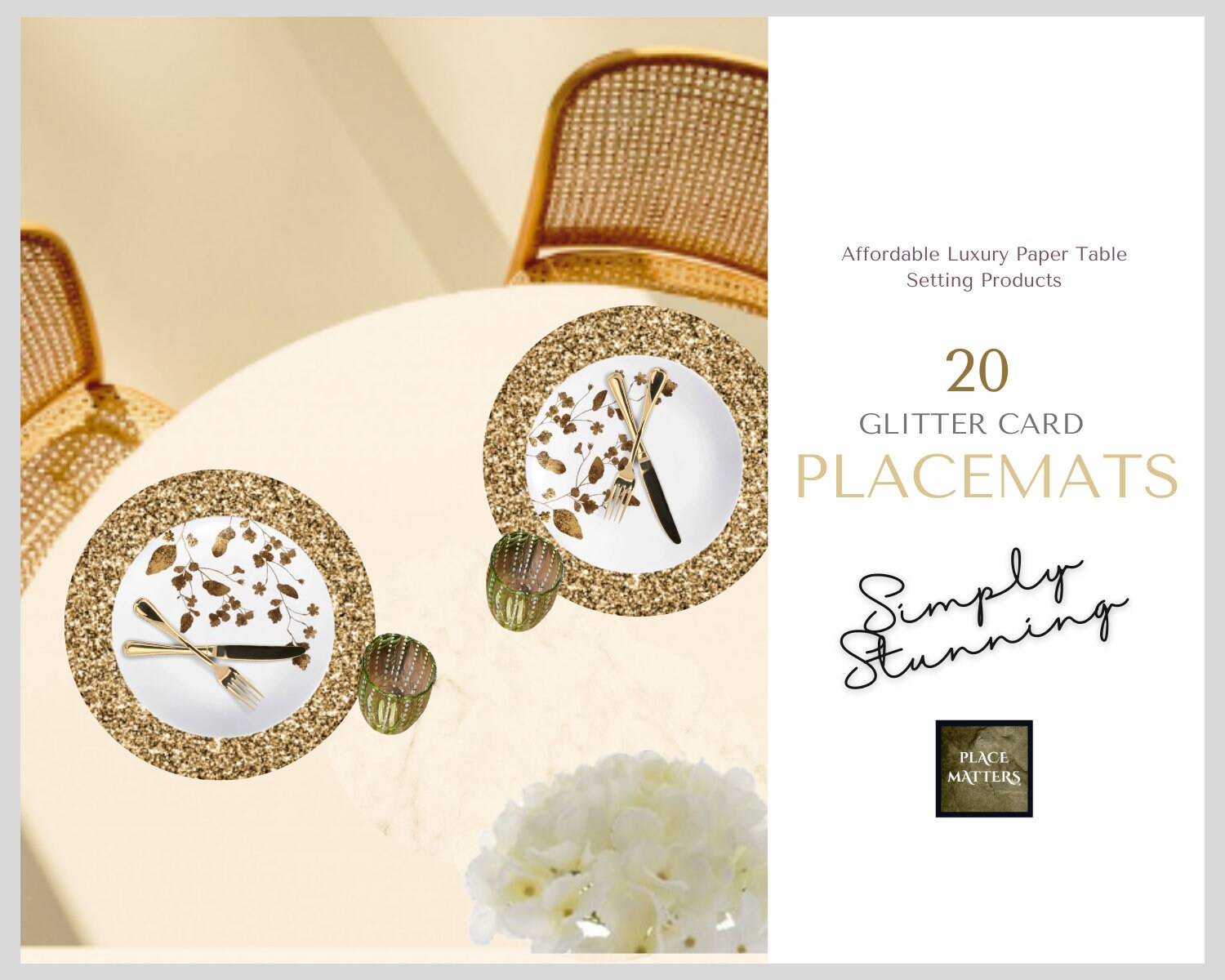 Glitter Placemats pack of 20 Made From Premium Card Stock Etsy Australia