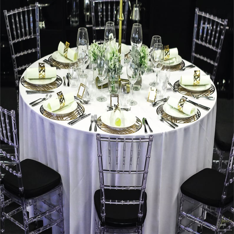 Wedding PlacematsRound Gold Wedding Placemats Wedding Etsy