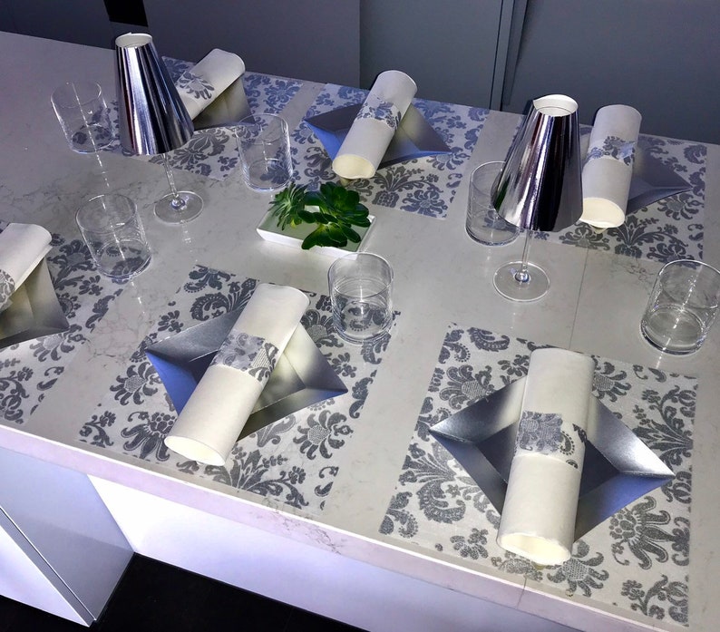 Wedding Placemats,square Silver, Wedding Chargers, Wedding Decorations