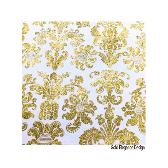 Gold Placemats Wedding Placemats Elegance Design PACK OF Etsy