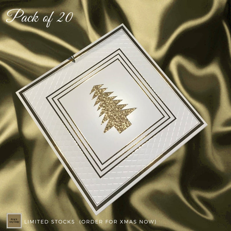 Christmas Placemats sold in Packs of 20 Gold Etsy Australia