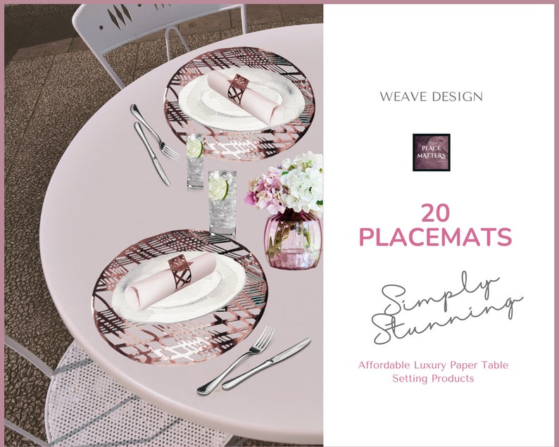 Rose Gold Charger Plate Bulk pack of 20 Etsy Australia