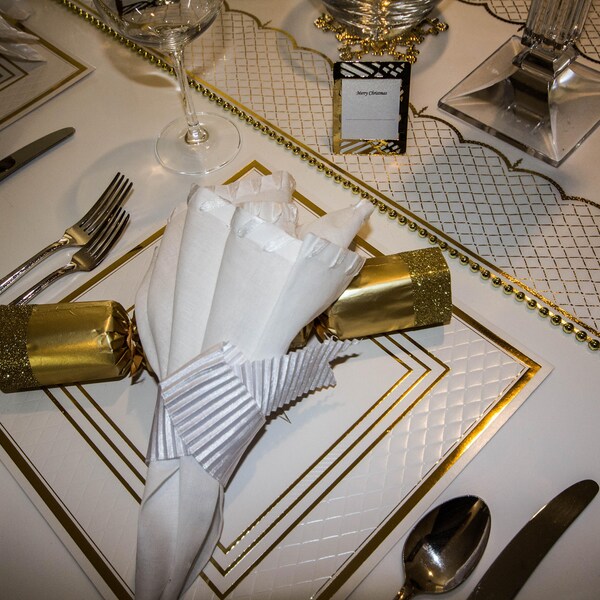Gold Placemats Etsy