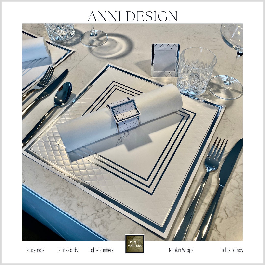 Silver Wedding Charger Plates/placemats pack of 20bulk Pack Etsy