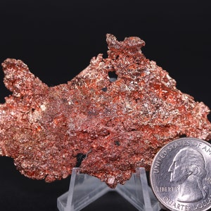 Native Natural Copper 2.85&quot;  50 g. Keweenaw Peninsula Michigan MI COA 4798