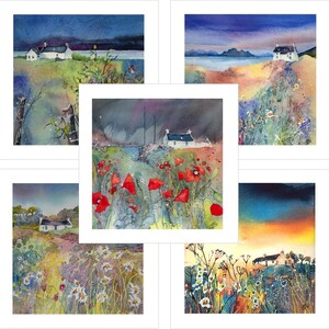 Scottish Cottage Cards - pack of 5