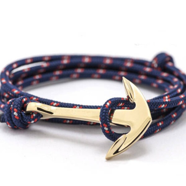 Mens Anchor Bracelet Etsy