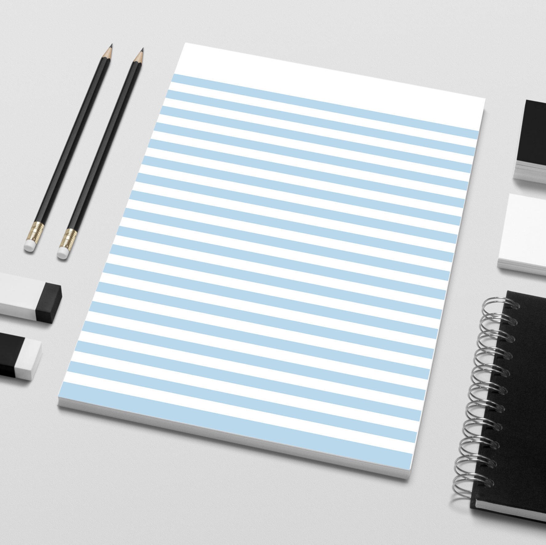 Light Blue Lined Writing Paper Printable Decorative Note Paper Lined ...
