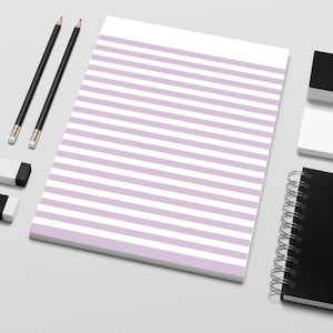 Papel de escritura forrado de color púrpura lila Papel de nota imprimible Papelería forrada de color púrpura claro, Papel de carta Descarga digital PDF Papel imprimible