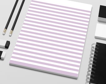 Lilac Purple Lined Writing Paper Printable Note Paper Light Purple Lined Stationery, Letter Paper Digital download PDF Printable Paper