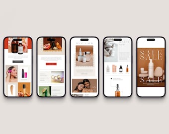 Email Marketing Template for Canva | Newsletter Design | Boost Sales Engagement Email