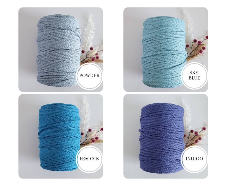 Macrame Cord BULK BUY 5 Rolls 30 Colours Available Etsy Australia