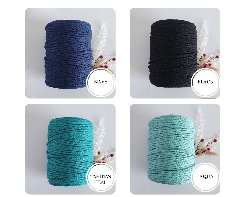 Macrame Cord BULK BUY 5 Rolls 30 Colours Available Etsy Australia