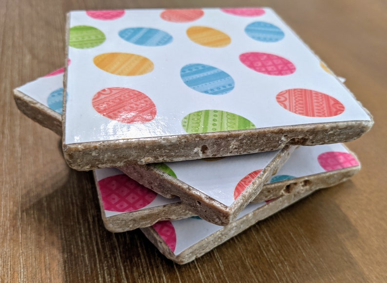 Easter Egg Coasters Set of 4