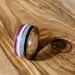 Genuine Olive Wood Ace Pride Ring