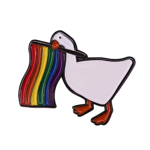 Pride Goose Pin