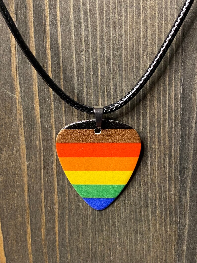 Guitar Pick Necklace Etsy