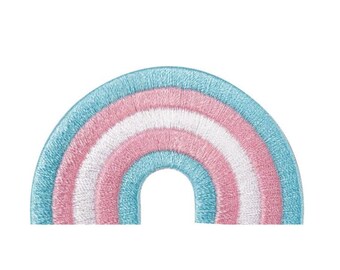 Transgender Flag Rainbow Iron on Patch