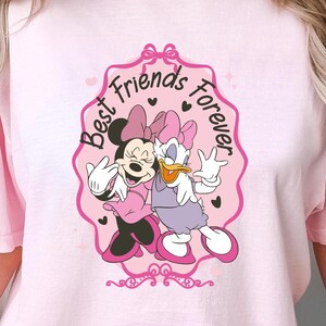Comfort Colors Shirt,  Minnie and Daisy shirt, Best Friends Forever Shirt, Disney Girls Trip shirt ,Disney Matching Girls Tee,