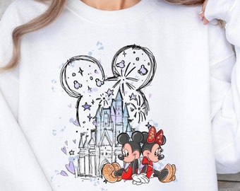 Mickey and Minnie Mouse Disney Vacation Sweatshirt