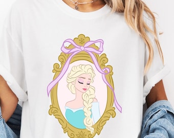 Elsa Princess Shirt, Coquette Bows, Disneyland Trip Tee