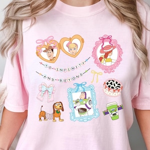 Comfort Colors Shirt, Disney Toy Story Land To Infinity and Beyond Shirt,Toy Story Shirt, Toy Story Characters Shirt, Disneyland Trip Shirt,