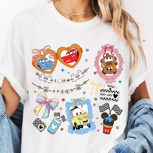 Comfort Colors Shirt, Disney Cars Shirt, Lightning McQueen Tee, Family Shirt, Disney Girl Trip Shirt, Vacation Shirt, Matching Disney Shirt,