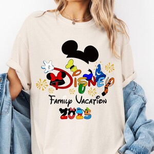 Comfort Colors Disney Shirt, Disney Family Vacation Shirt, Disney Family Matching Gift, Disney Trip shirt