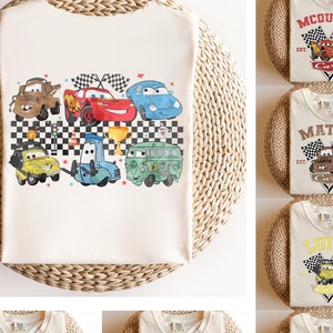 Comfort Colors Shirt, Disney Cars Shirt, Pixar Lightening McQueen Shirt, Cars Sally Shirt, Disney Family Trip  Shirt, Disney Vacation Tee,