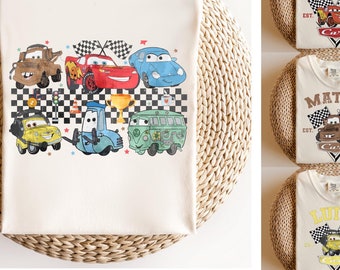 Comfort Colors Shirt, Disney Cars Shirt, Pixar Lightening McQueen Shirt, Cars Sally Shirt, Disney Family Trip  Shirt, Disney Vacation Tee,