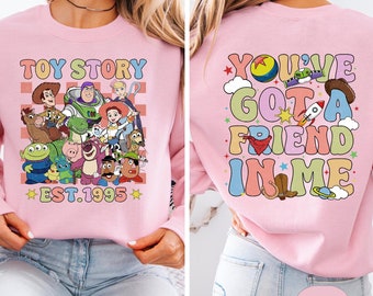 Toy Story Sweatshirt, Disney Friends Crewneck
