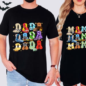 Comfort Colors Shirt, Disney Cars Family Shirt, Lightning McQueen Mama Shirt, Disney Cars Dada Shirt, Disney Cars Land Shirt,