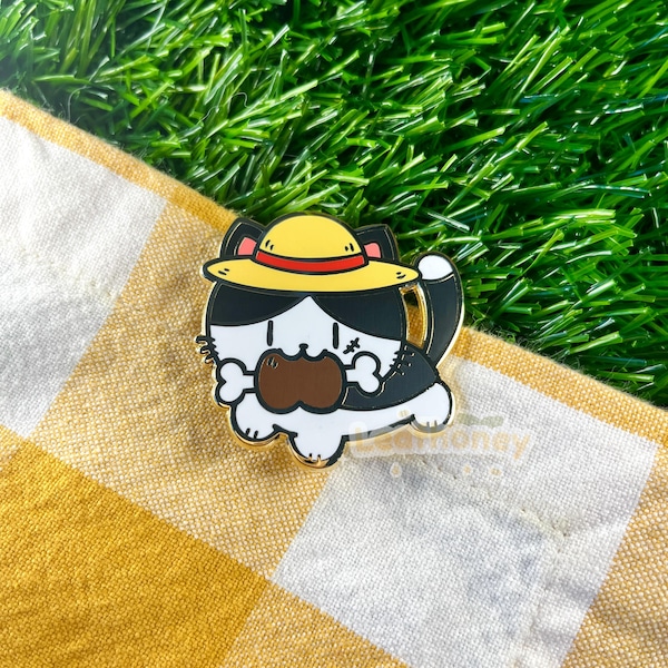 OP Straw Hat Pirate Cats Enamel Pins