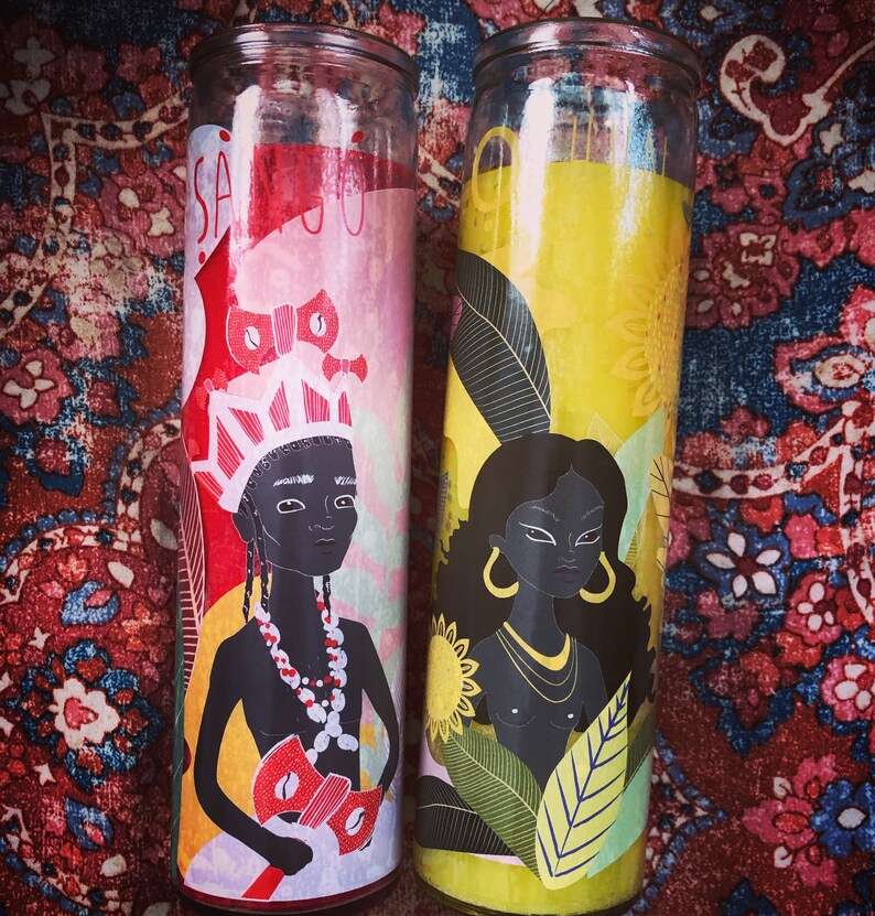 Sango shango / Xangô : ORISHA CANDLE - Etsy