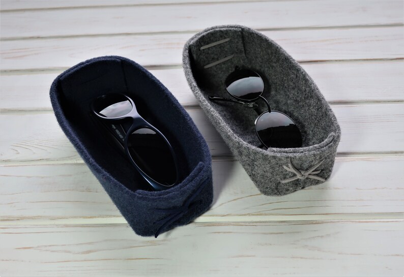 Mkono Brillenhalter Mit Plüschfutter - Kratzfester Brillenständer Für Schreibtisch & Nachttisch