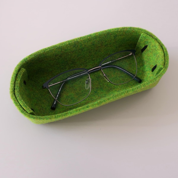 Brillenablage Filzkörbchen Brillenaufbewahrung - neue Kollektion aus recycelten Pet-Flaschen