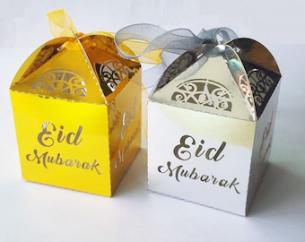 20pcs Eid Gift Box Gold Eid Mubarak Gift Box Happy Eid Decorations Eid Supplies 20pcs Eid Gift Box Gold Eid Mubarak Gift Box Happy Eid Decorations Eid Supplies